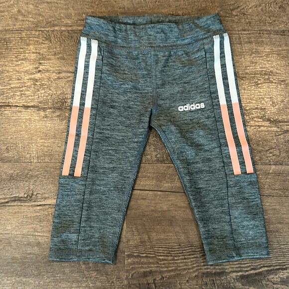 Adidas 3T Active Sports Capri Legging Athletic Tight - Picture 2 of 6